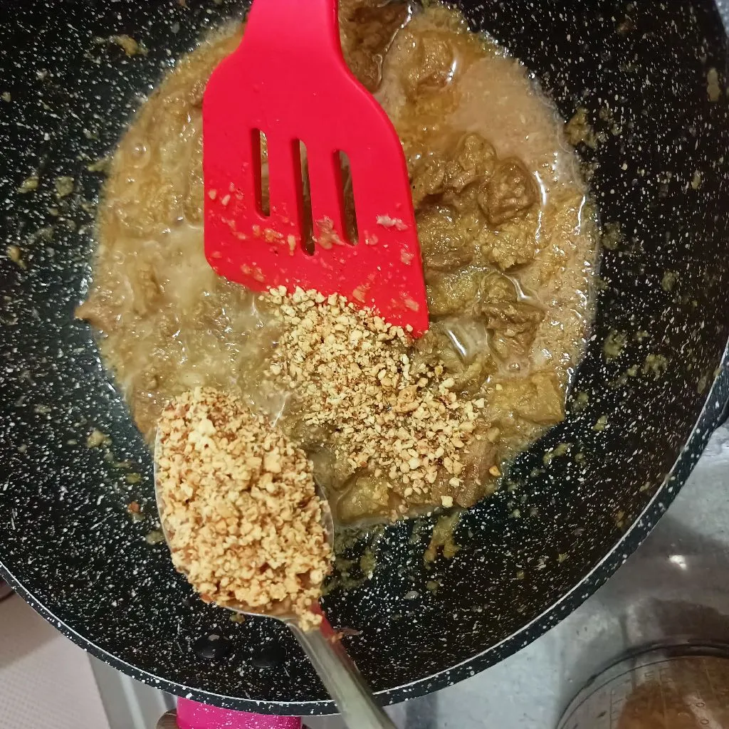 Step 7 Sate Goreng Bumbu Kacang