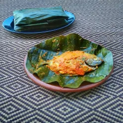 Pepes Ikan Bawal Pedas