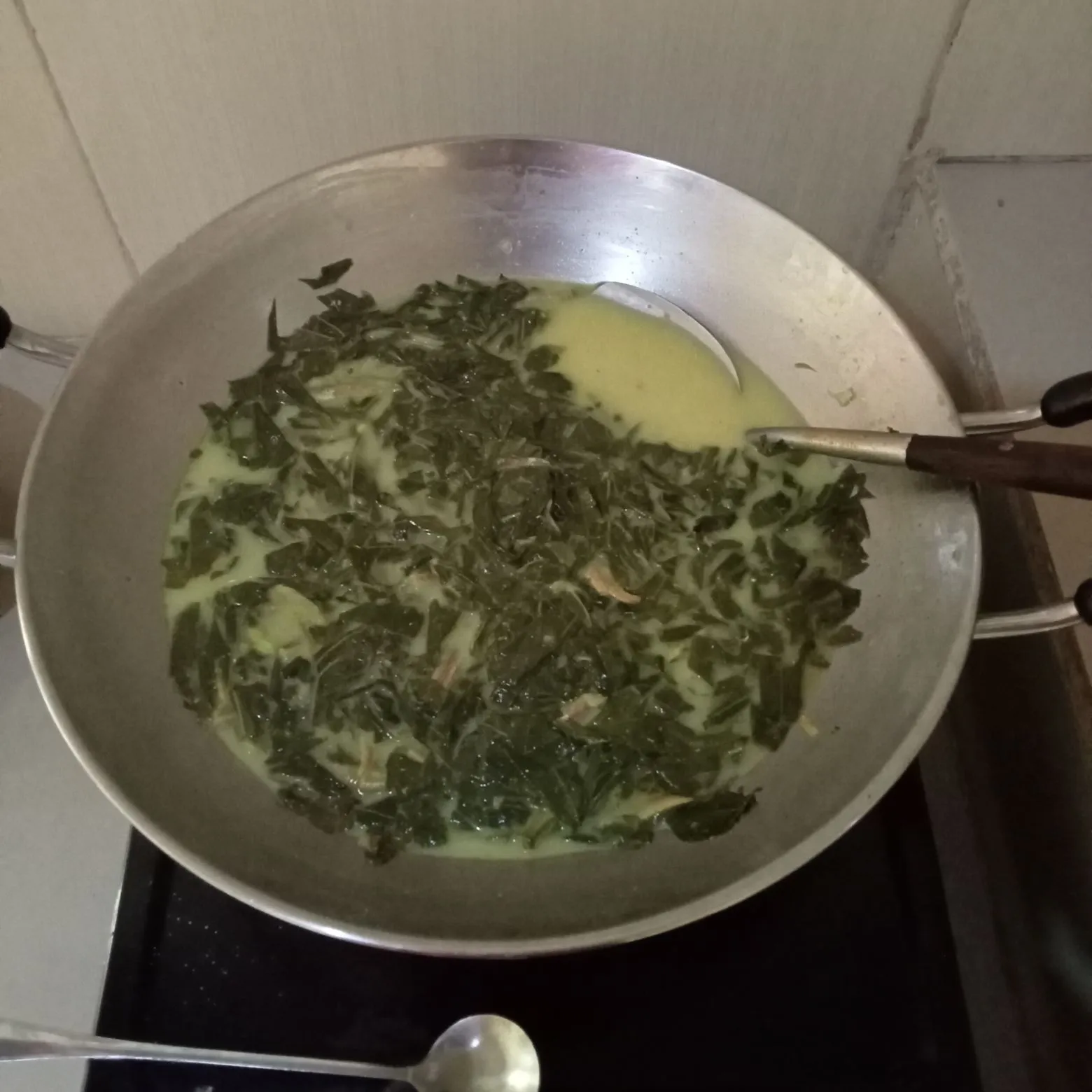 Step 5 Gulai Daun Singkong Teri