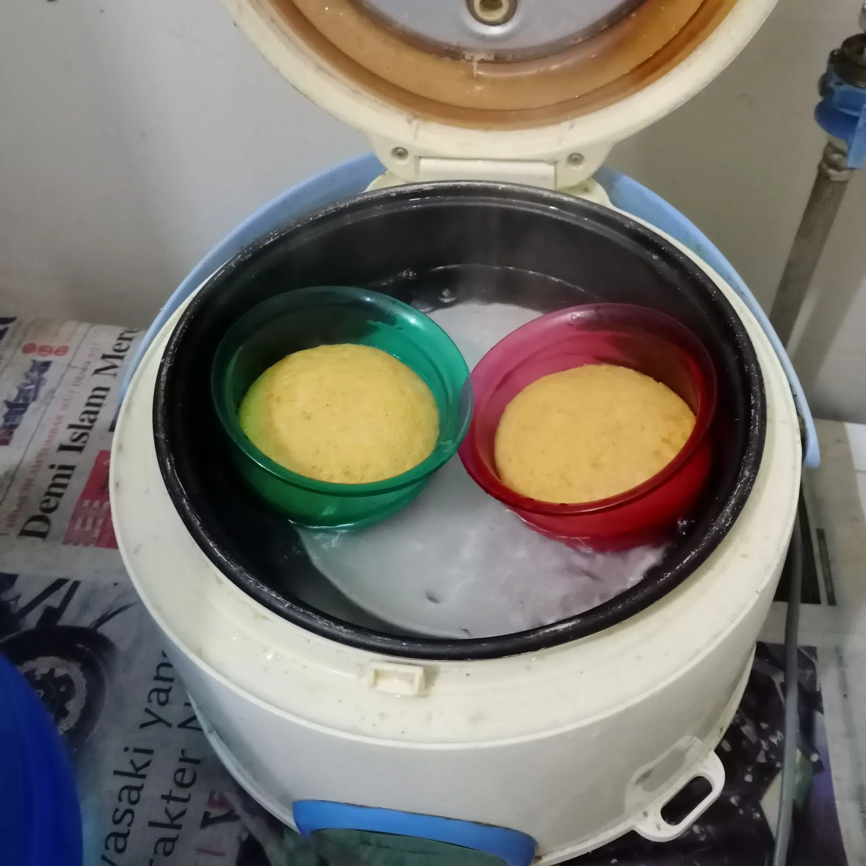 Step 5 Steamed Ubi Cake
