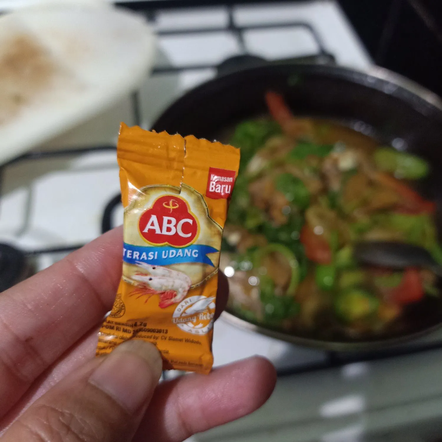 Step 9 Oseng Asin Sepat Terasi Kemangi