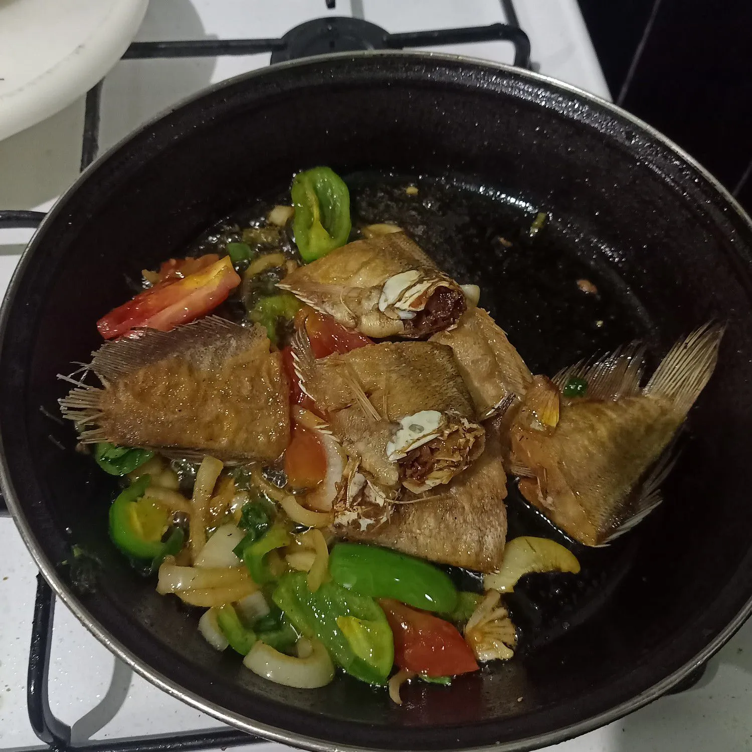 Step 7 Oseng Asin Sepat Terasi Kemangi