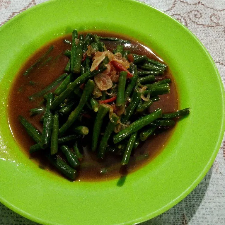 kacang panjang tumis