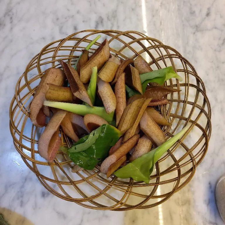 Step 1 Tumis Keladi