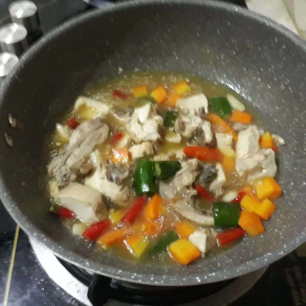 Step 4 Asem- Asem Ayam Kacang Panjang
