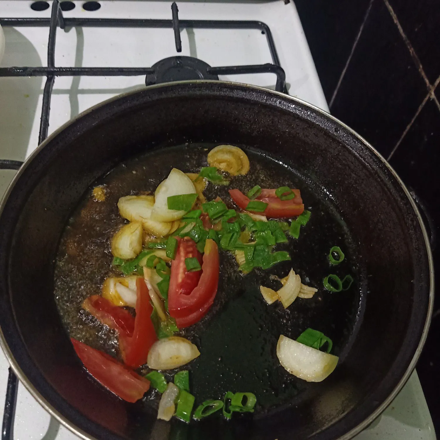 Step 5 Oseng Asin Sepat Terasi Kemangi
