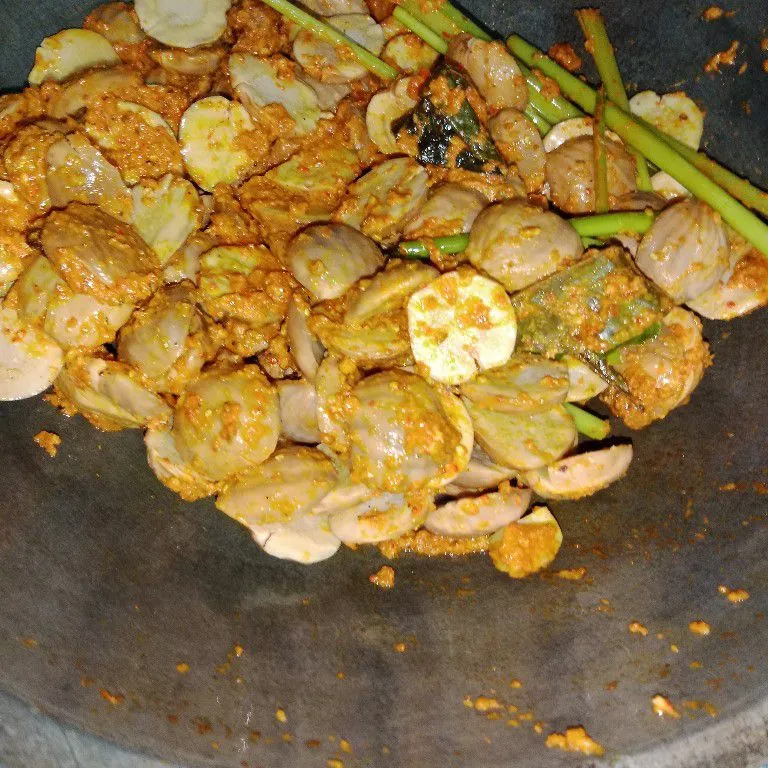 Step 4 Rendang Jengkol