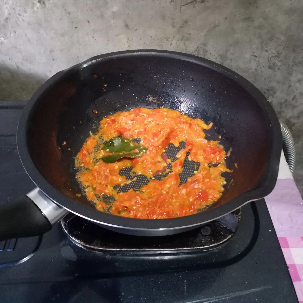 Step 4 Sambal Kerang Ijo Kupas