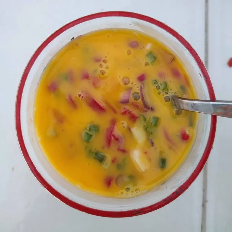 Step 2 Nasi Telur Dadar Kribo