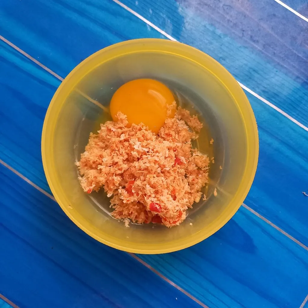 Step 2 Telur Dadar Kelapa