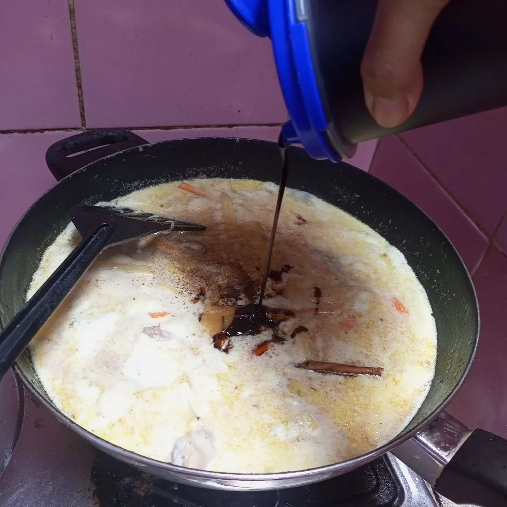 Step 6 Semur Ayam Telur