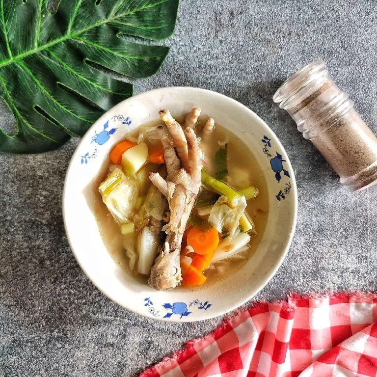 Step 8 Sayur Sop Ceker