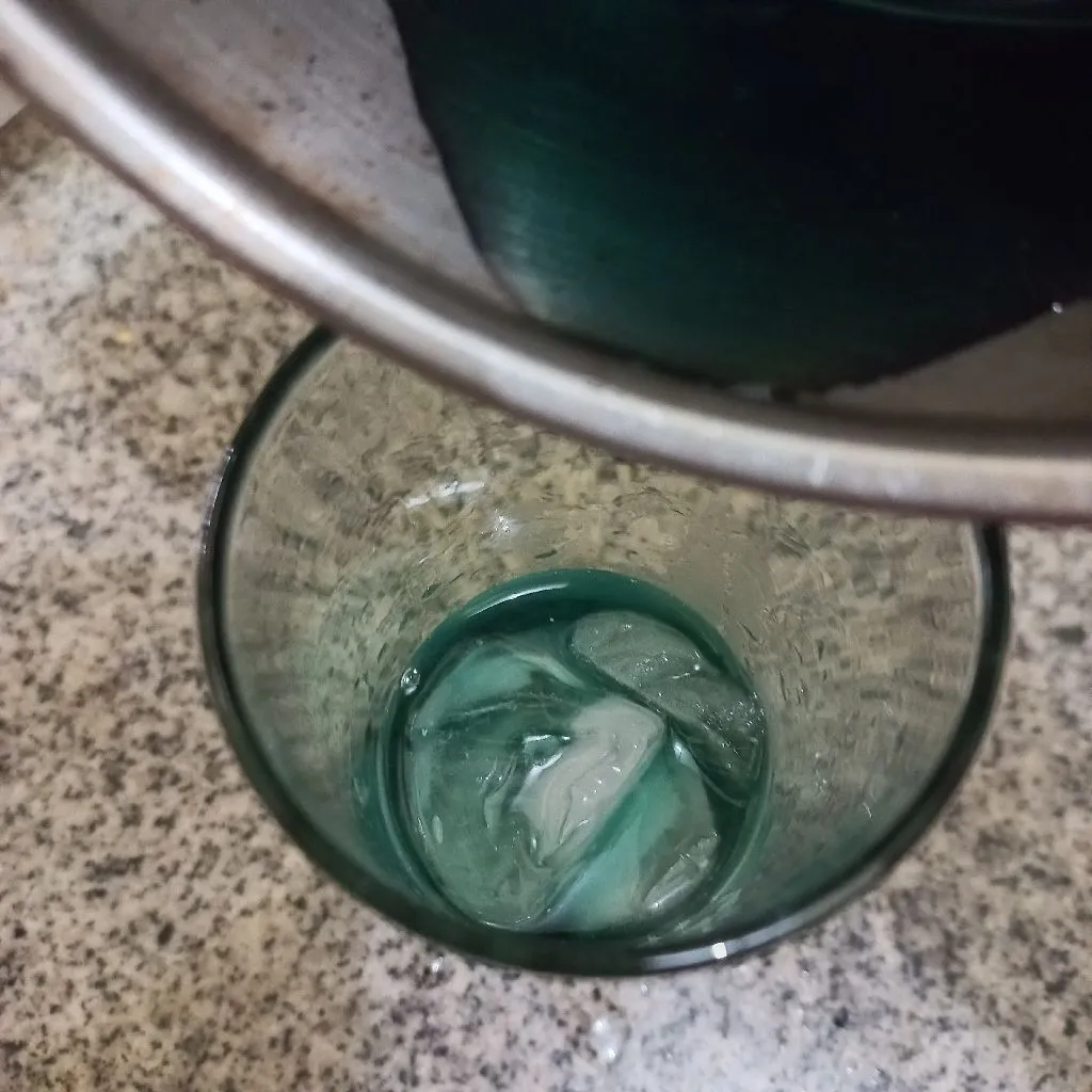 Step 5 Es Bunga Telang Madu