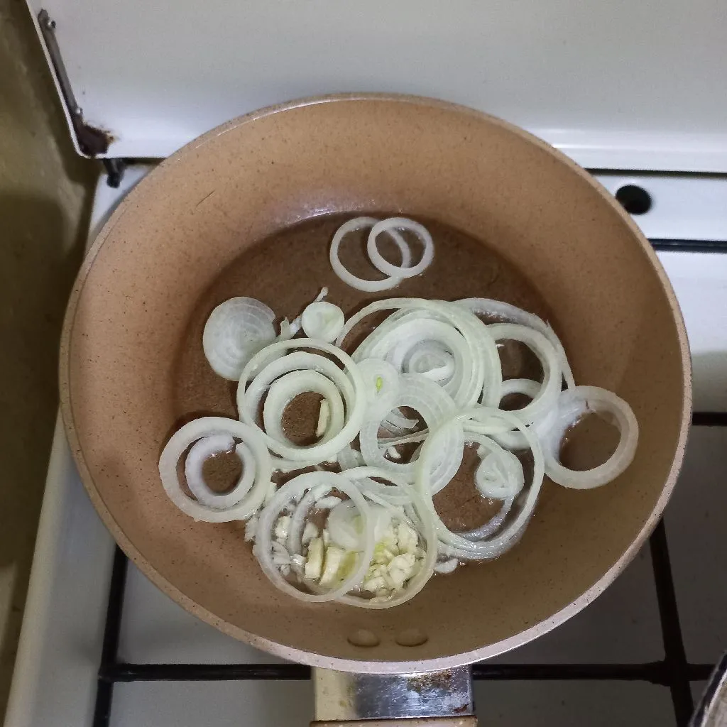 Step 3 Telur Dadar Saus Spaghetti