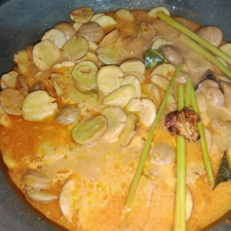 Step 5 Rendang Jengkol