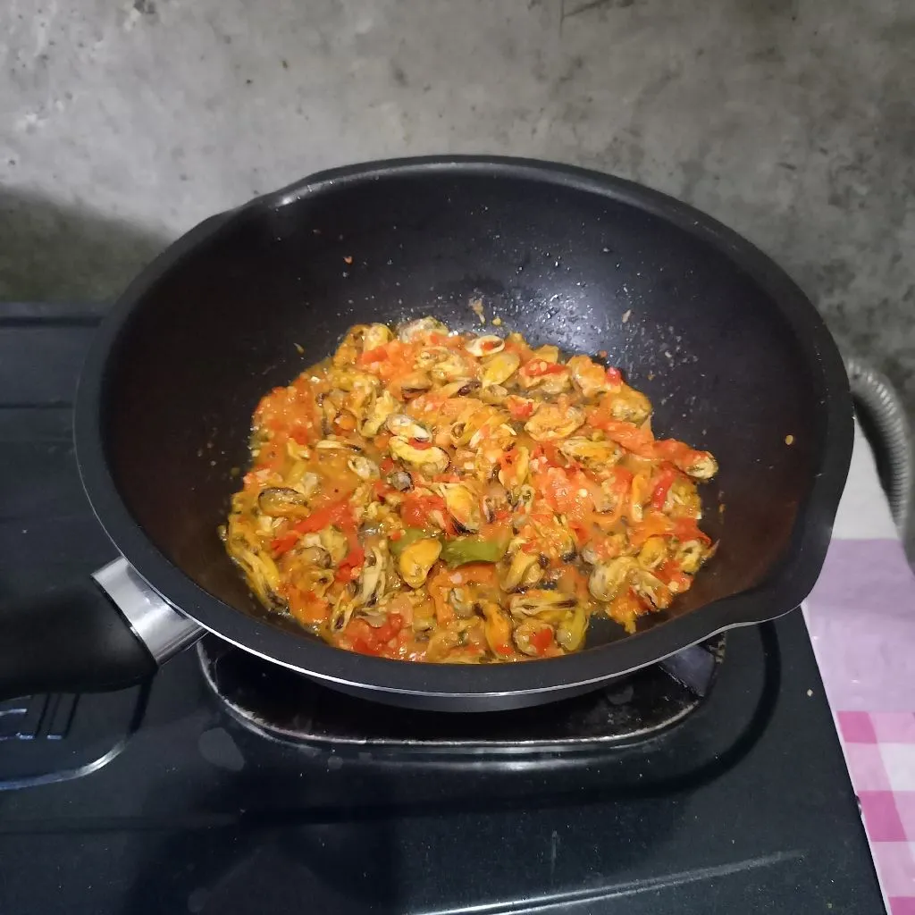 Step 5 Sambal Kerang Ijo Kupas
