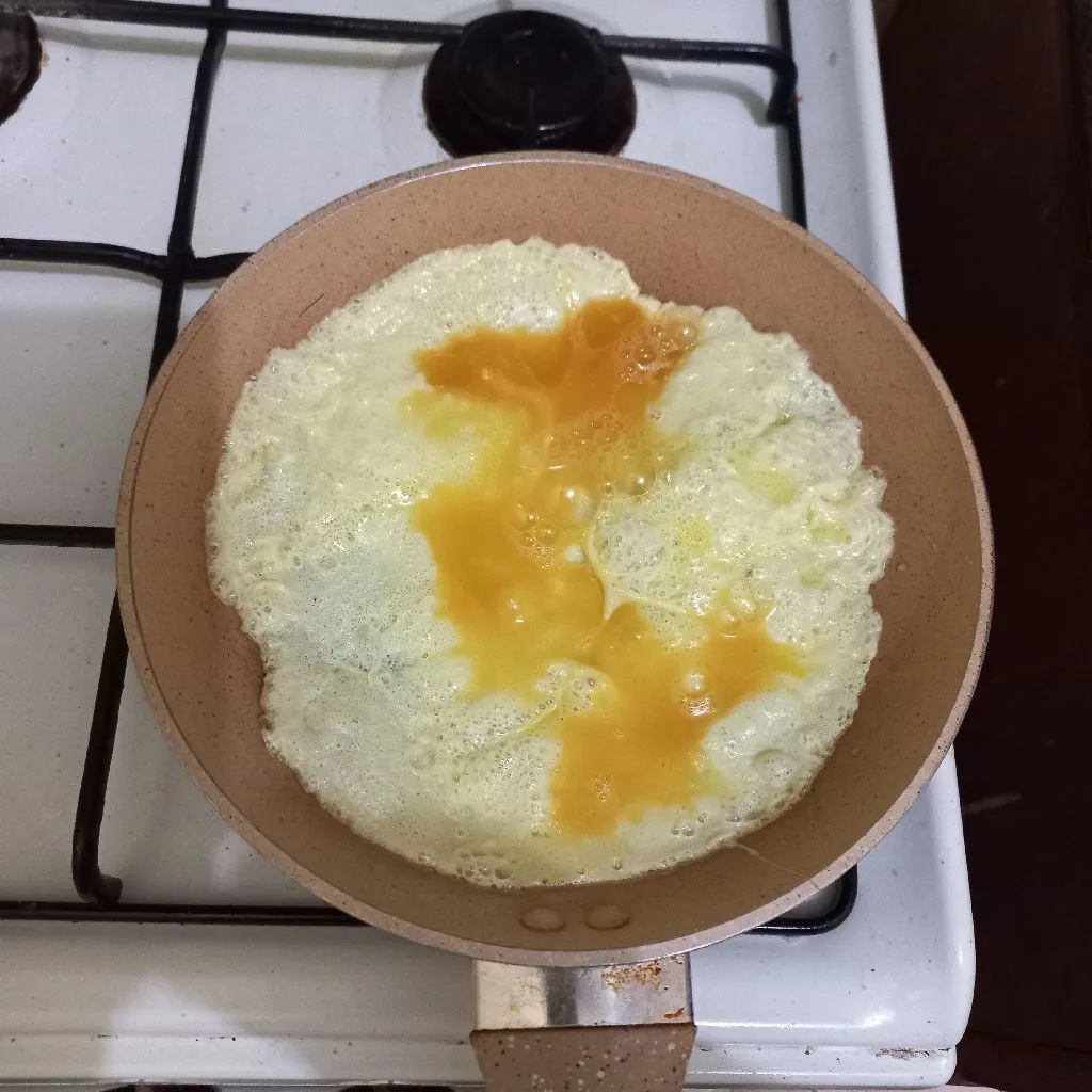 Step 2 Telur Dadar Saus Spaghetti