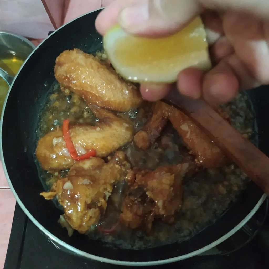 Step 6 Ayam Crispy Saus Gula Aren