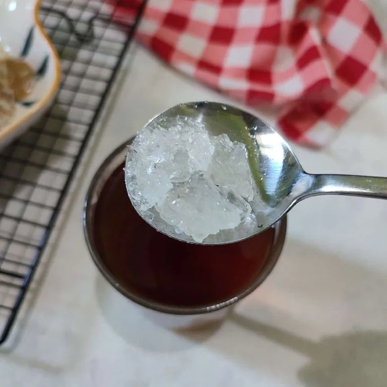 Step 4 Jasmine Lemon Tea Gula Batu