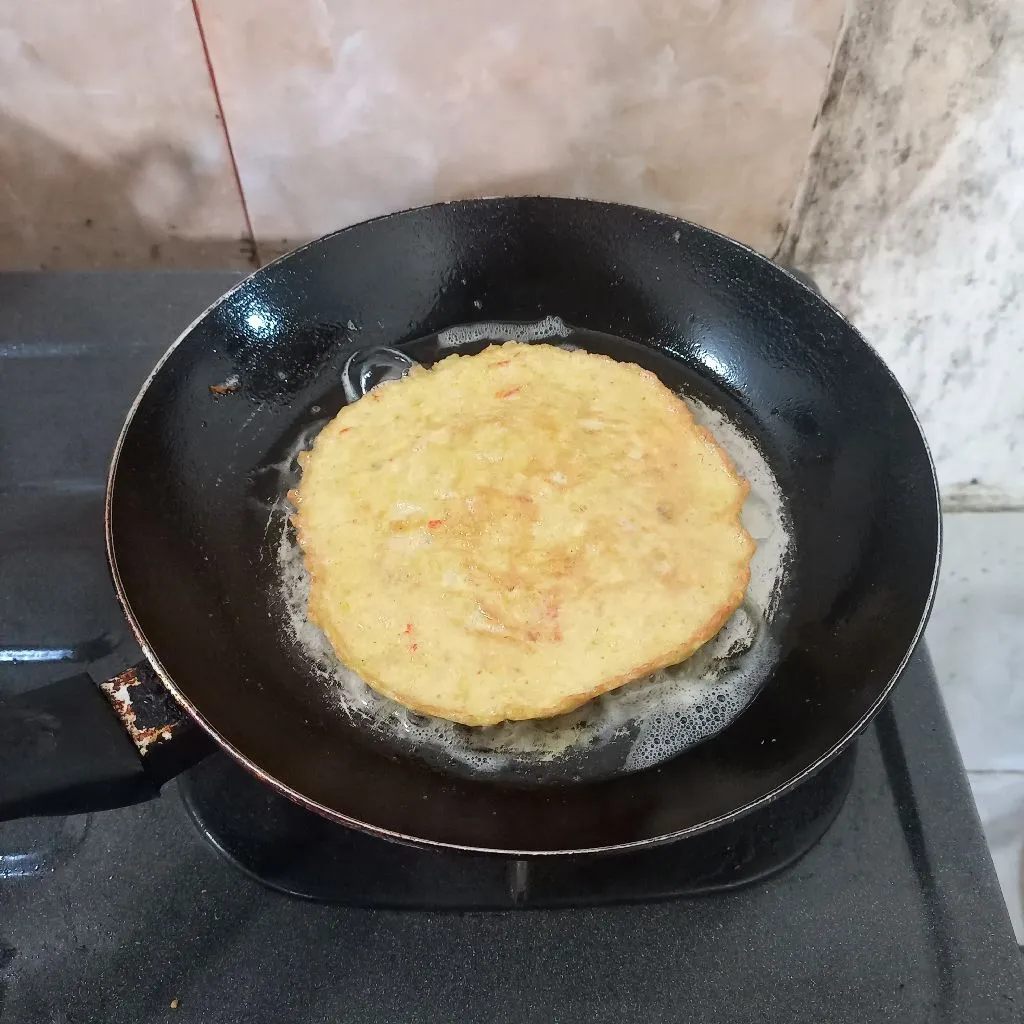 Step 5 Telur Dadar Kelapa