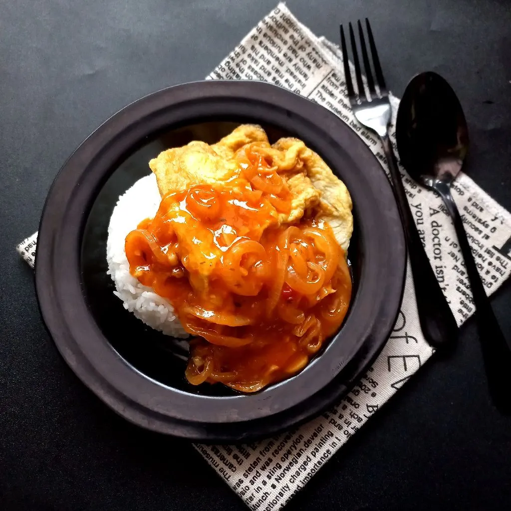 Step 5 Telur Dadar Saus Spaghetti
