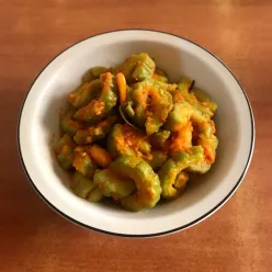 Tumis Pare Udang Pedas