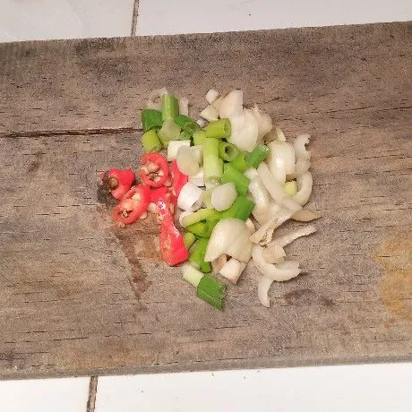 Step 1 Kangkung Jamur