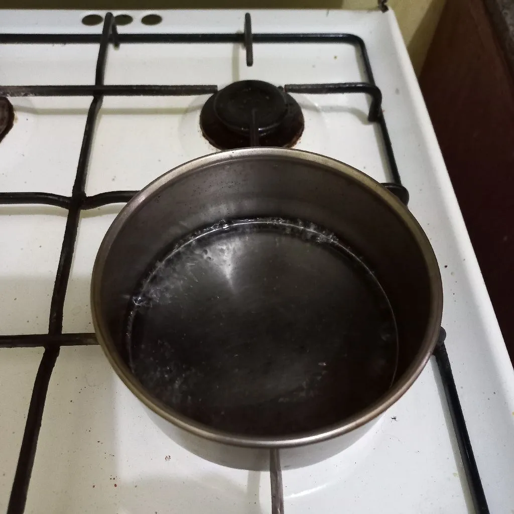 Step 2 Es Bunga Telang Madu