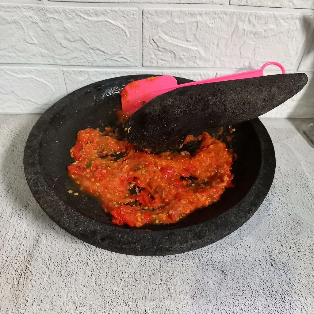 Step 3 Sambal Kerang Ijo Kupas