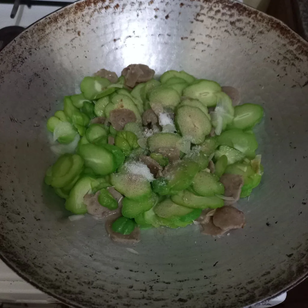 Step 5 Labu Siam Masak Bakso