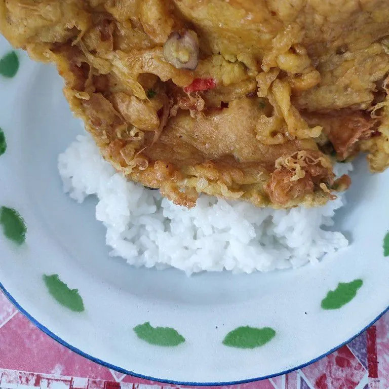Step 7 Nasi Telur Dadar Kribo