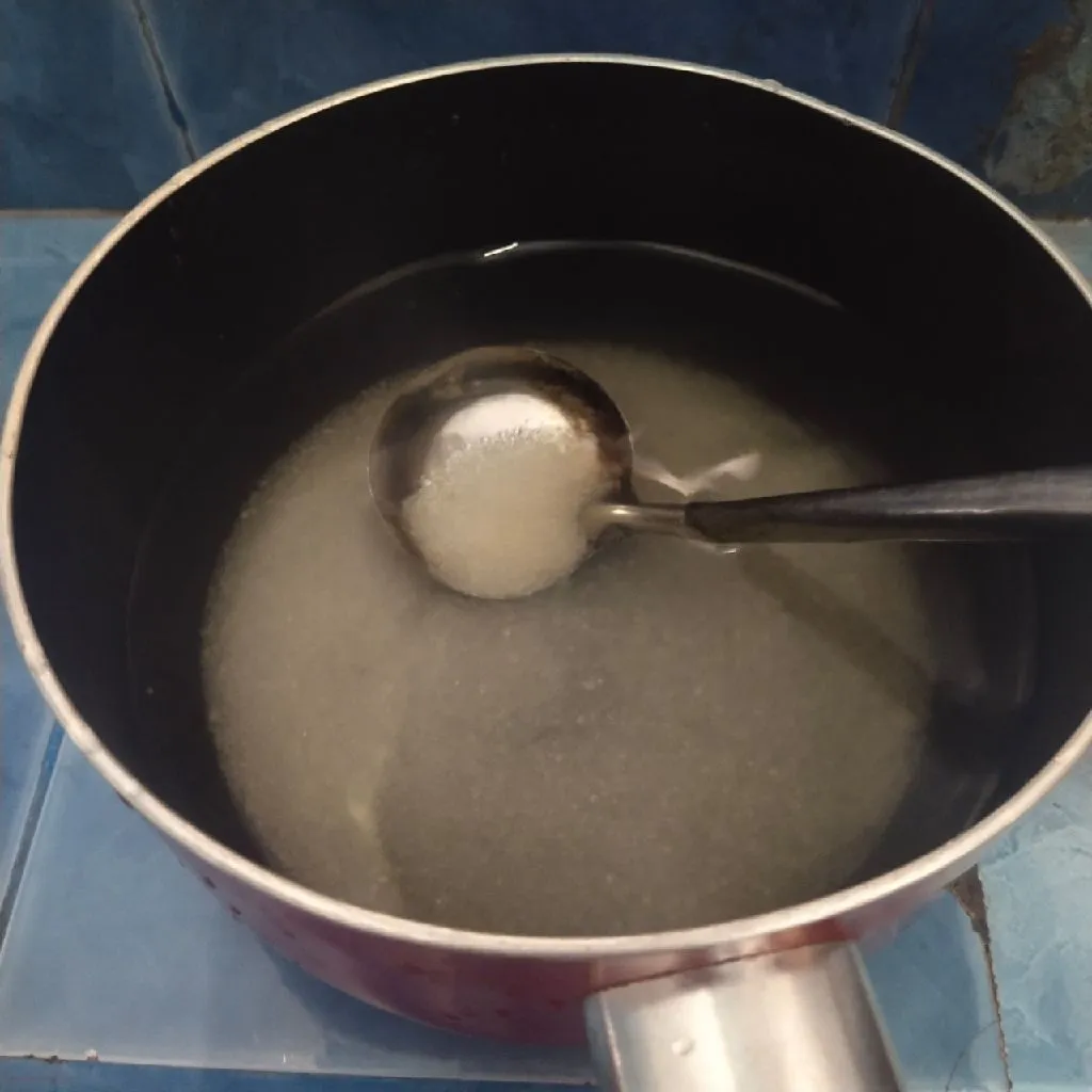 Step 1 Es Jeruk Lemon Peras