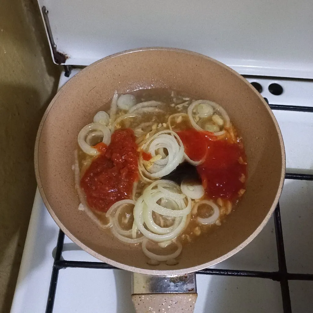 Step 4 Telur Dadar Saus Spaghetti