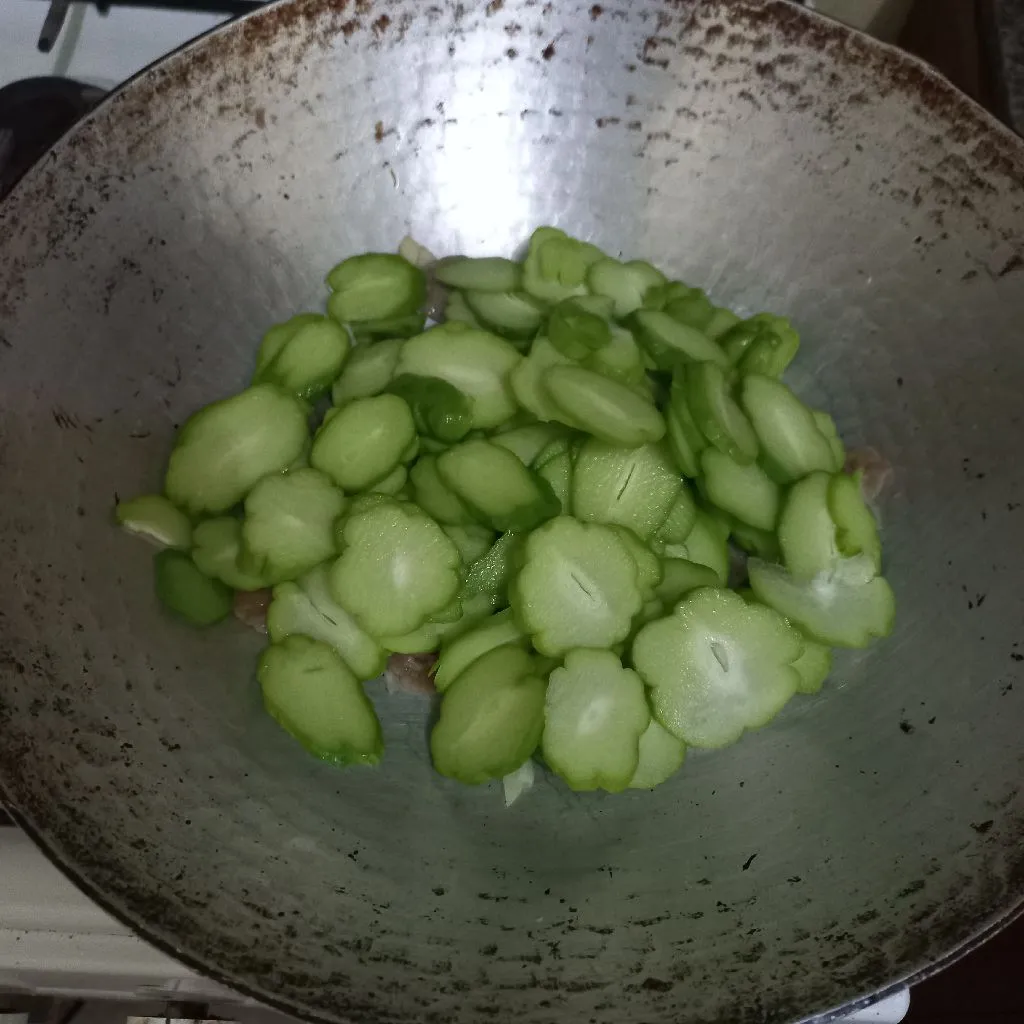 Step 4 Labu Siam Masak Bakso