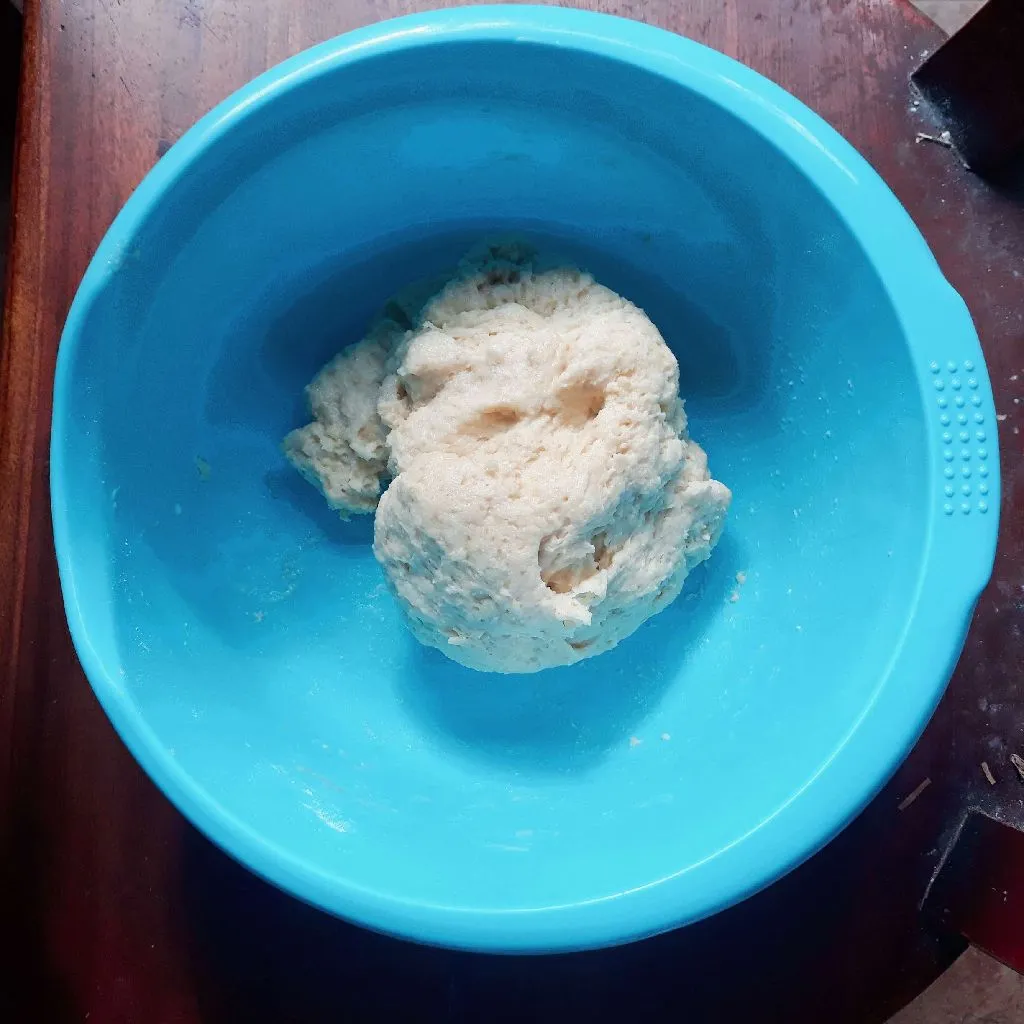 Step 1 Roti Lemper Ayam