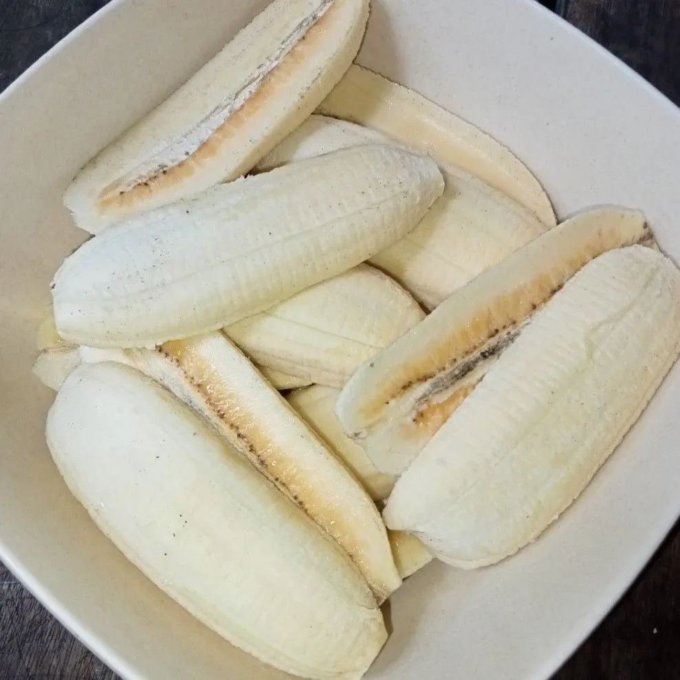 Step 1 Pisang Goreng Wijen Kriuk
