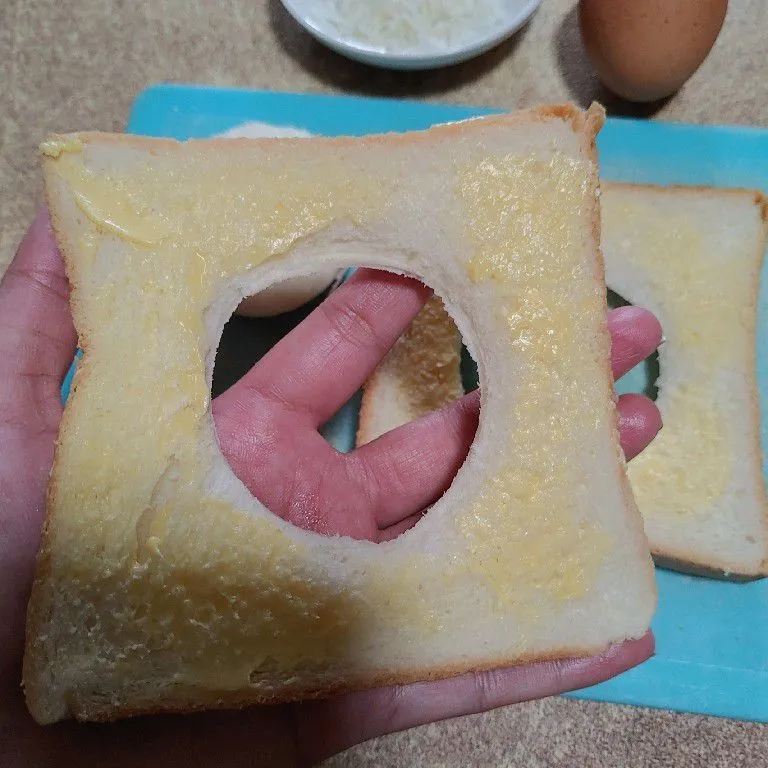 Step 2 Roti Isi Telur