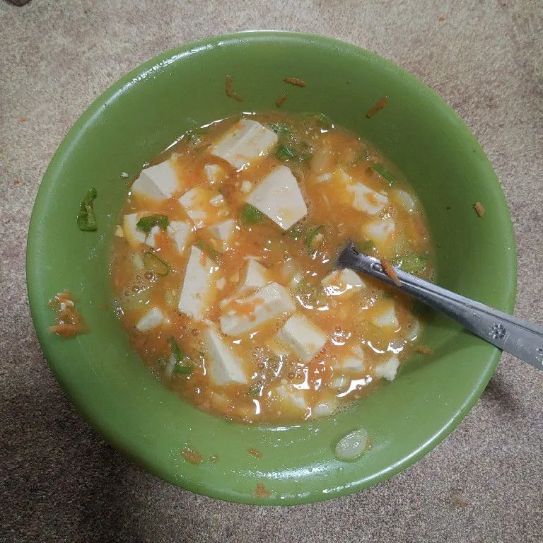 Step 3 Kreasi Tahu Telur Sayur