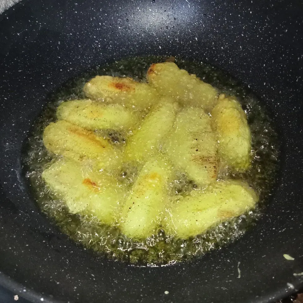 Step 6 Pisang Goreng Wijen Kriuk