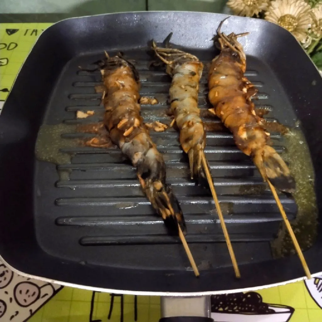 Step 4 Udang Bakar Madu