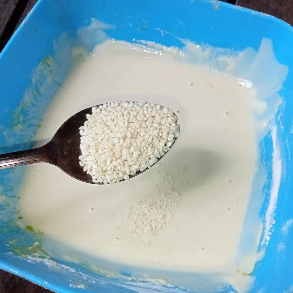 Step 4 Pisang Goreng Wijen Kriuk