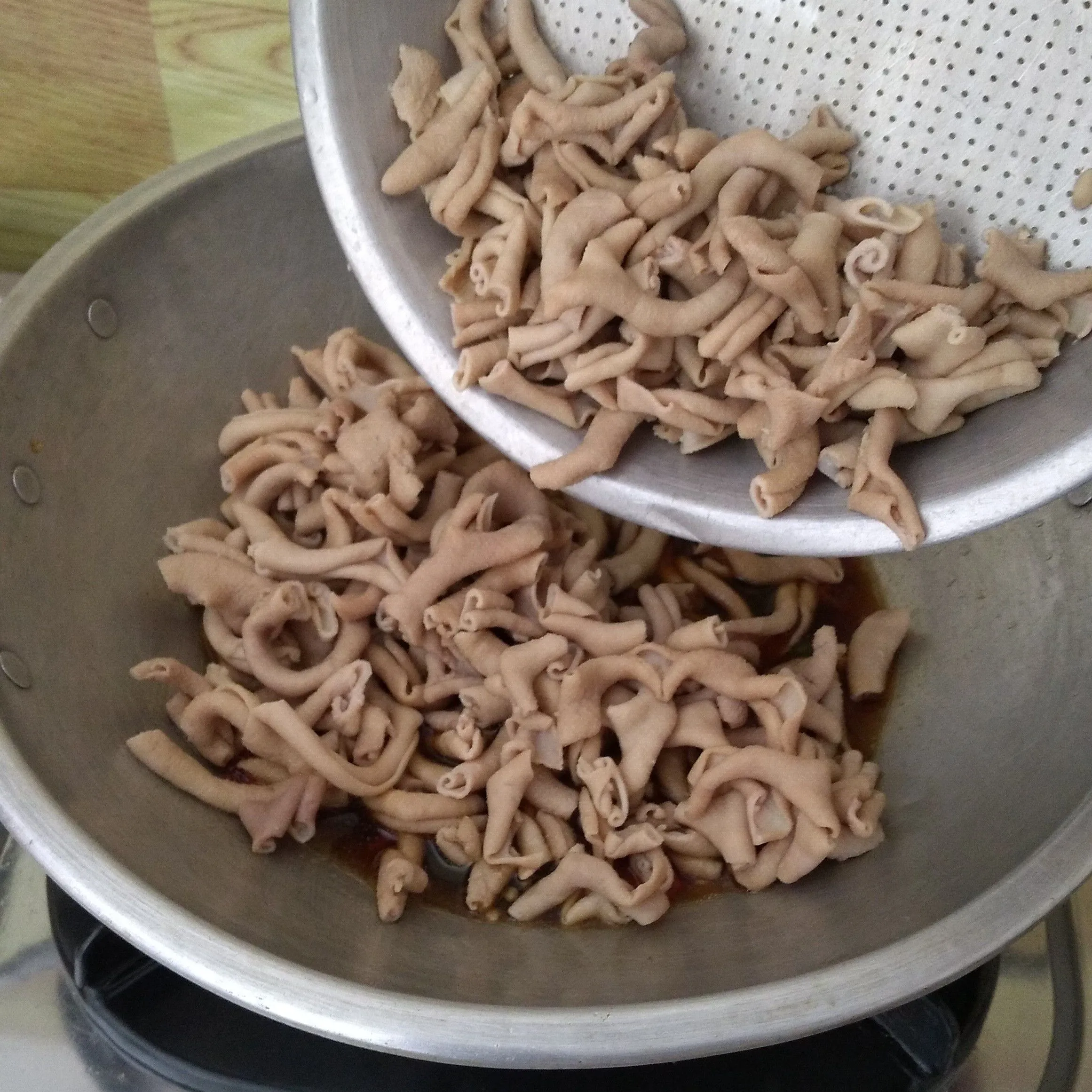 Step 4 Oseng Usus Pedas