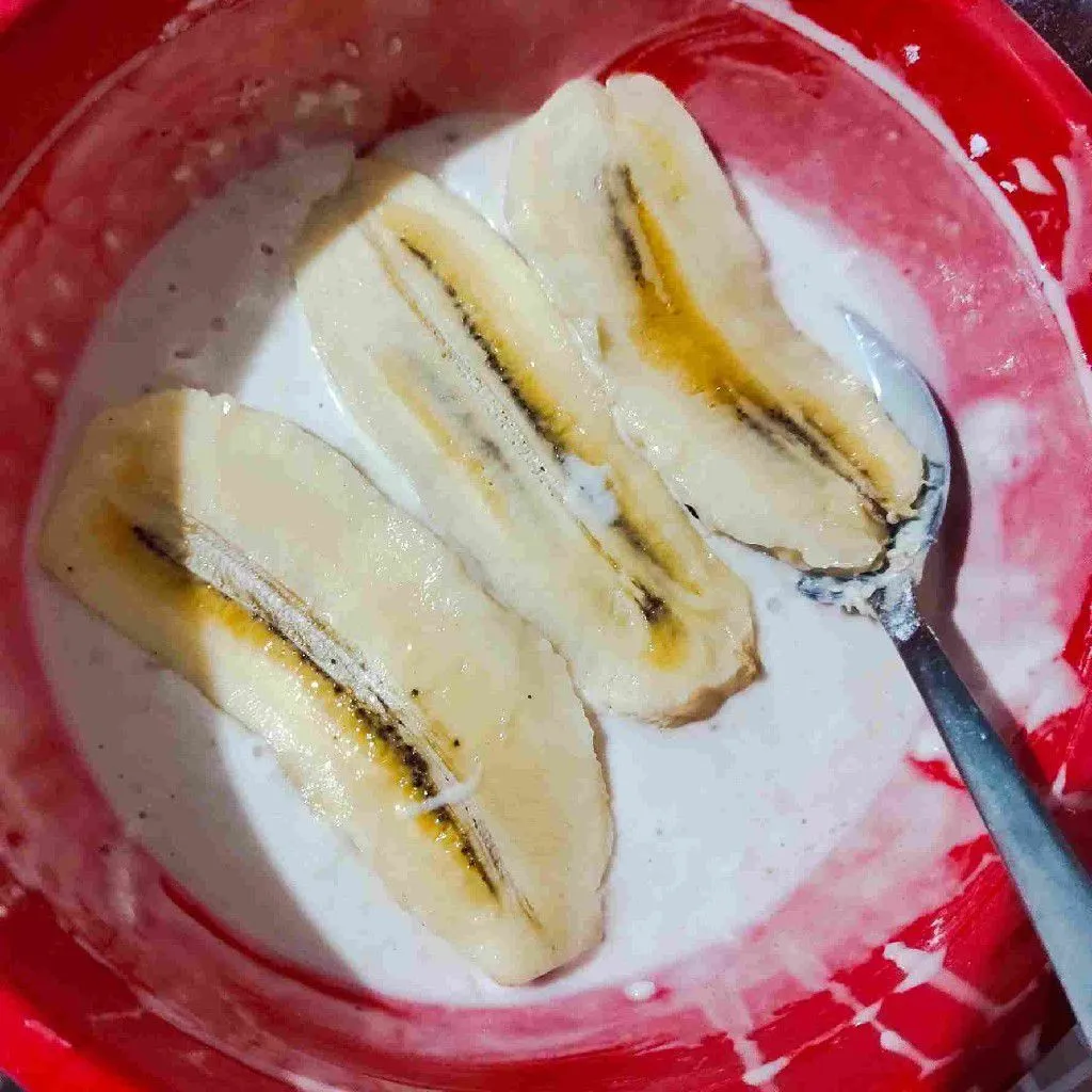Step 3 Pisang Goreng Thailand