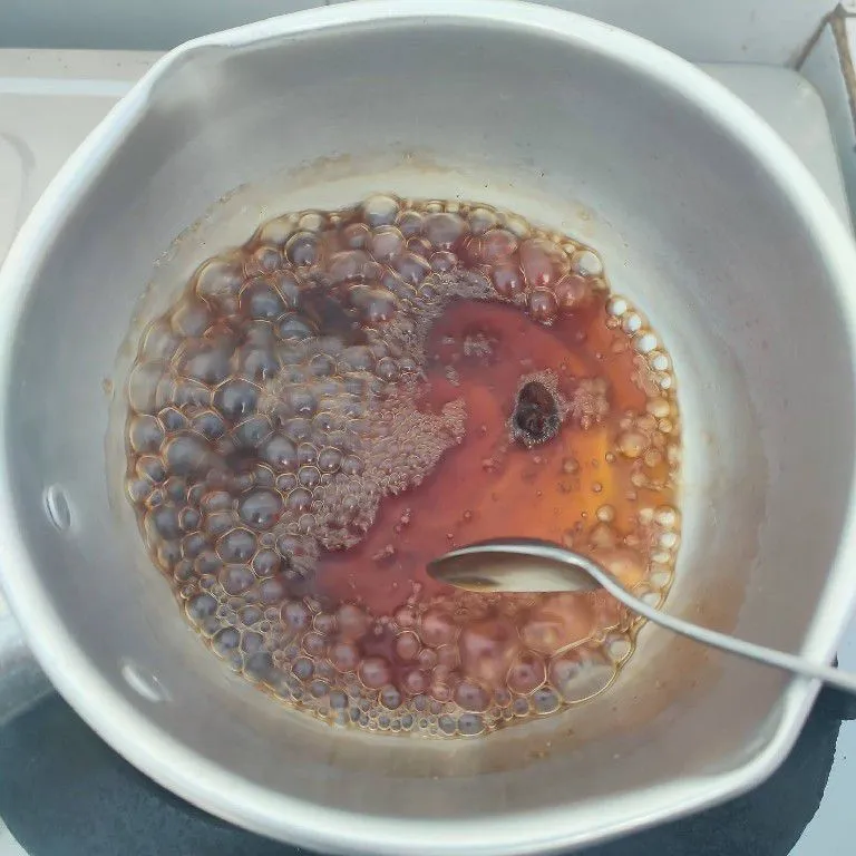 Step 2 Es Cincau Susu Gula Aren