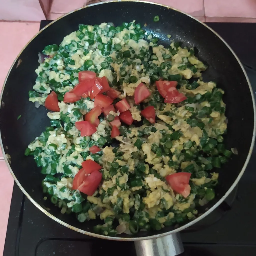 Step 5 Orak-Arik Kacang Panjang