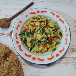 Tumis Orak-Arik Telur Sayur