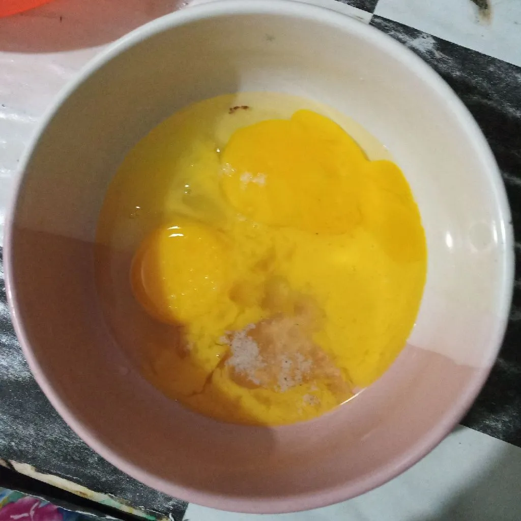 Step 2 Telur Dadar Bumbu Merah