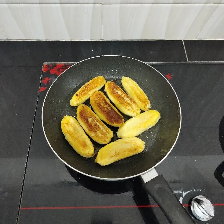 Step 4 Pisang Bakar Madu Keju