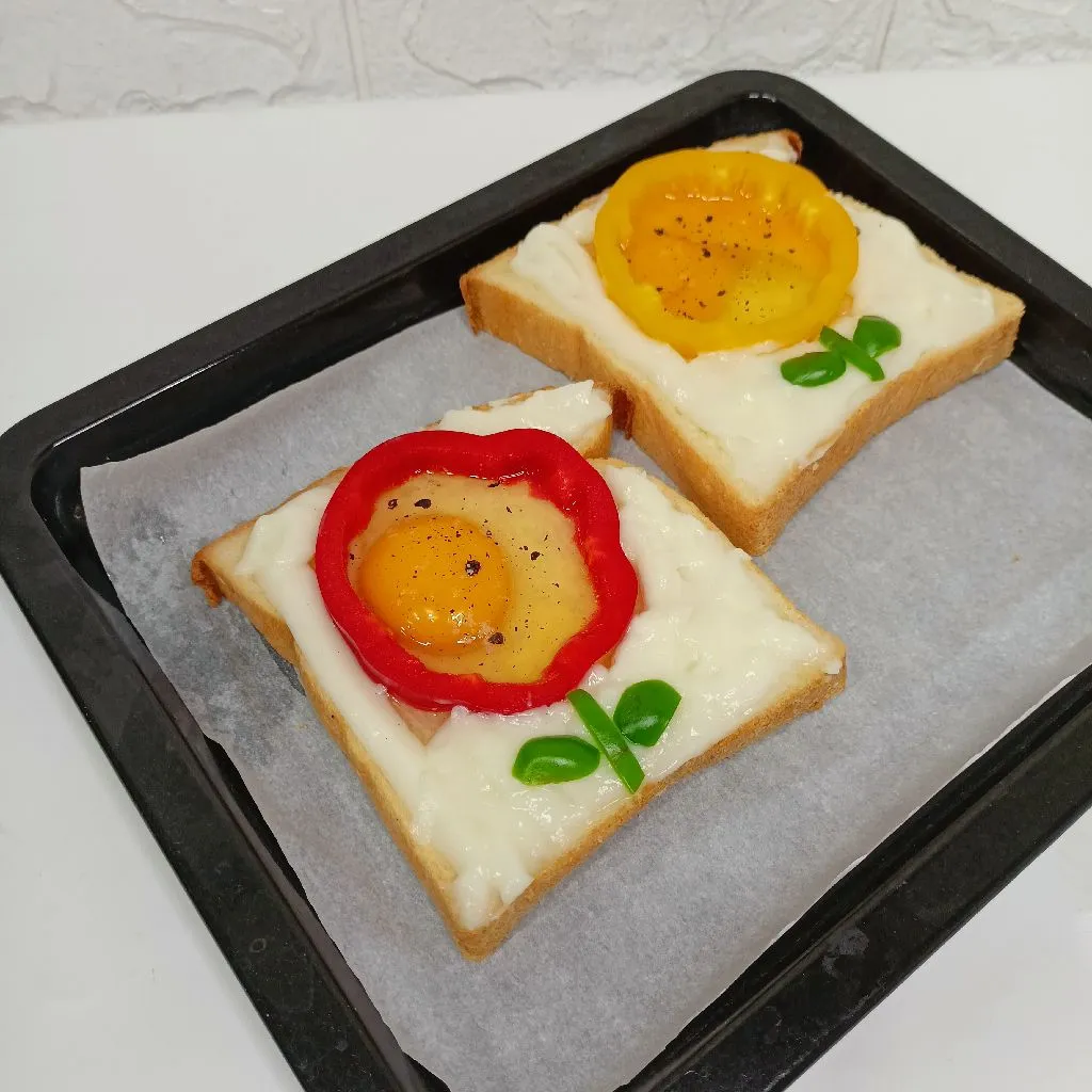 Step 4 Paprika Flower Toast