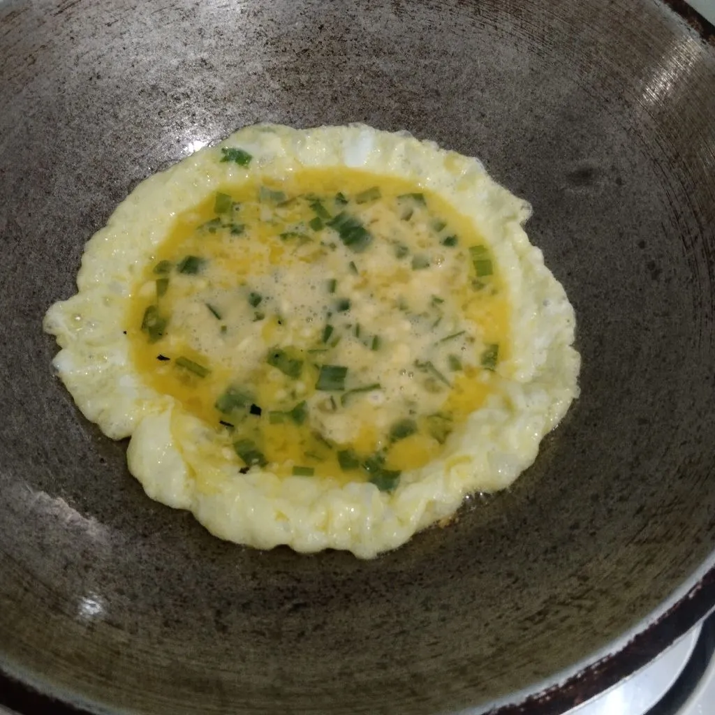 Step 3 Telor Geprek Cabe Ijo